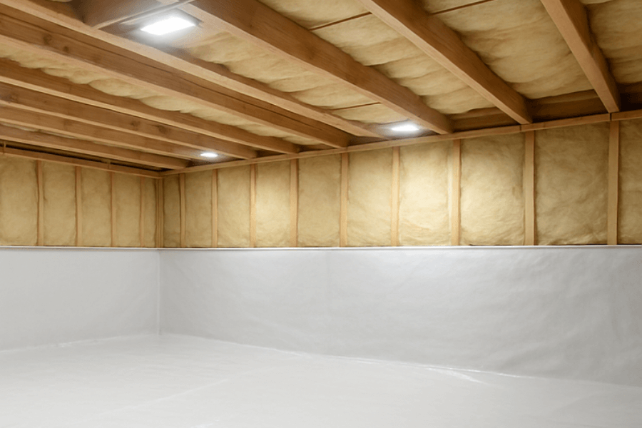 crawl_space_encapsulation_Garden_City_GA_spray_foam_installation